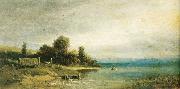 Carl Spitzweg, Landschaft am Ammersee. First version